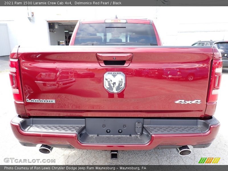 Delmonico Red Pearl / Black 2021 Ram 1500 Laramie Crew Cab 4x4