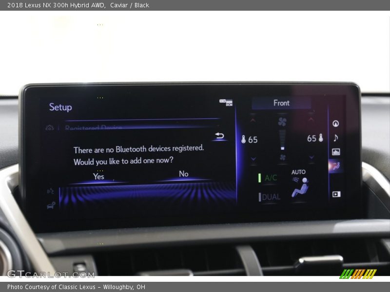 Controls of 2018 NX 300h Hybrid AWD