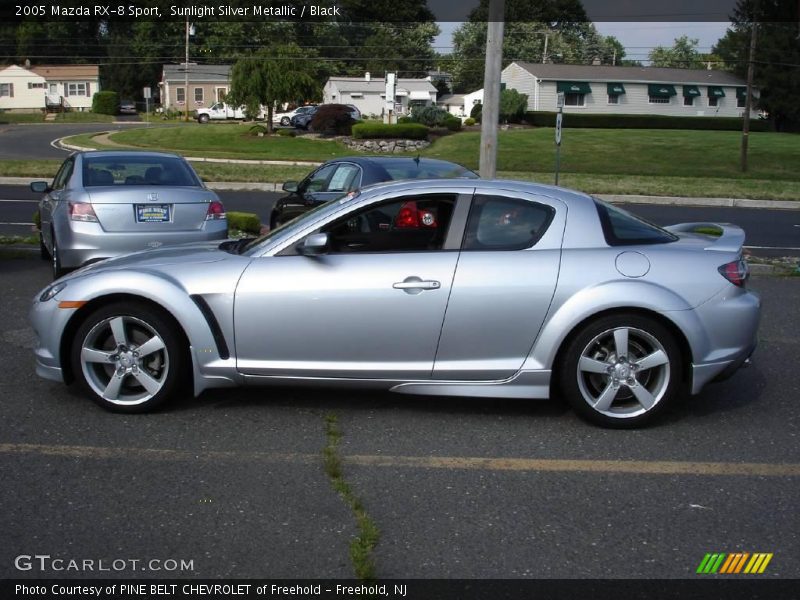 Sunlight Silver Metallic / Black 2005 Mazda RX-8 Sport