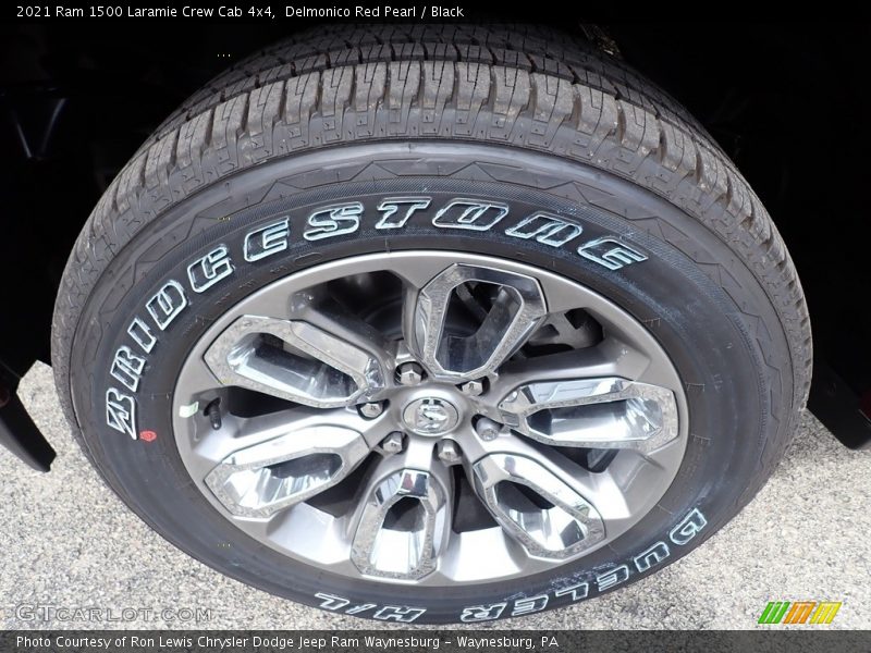 Delmonico Red Pearl / Black 2021 Ram 1500 Laramie Crew Cab 4x4