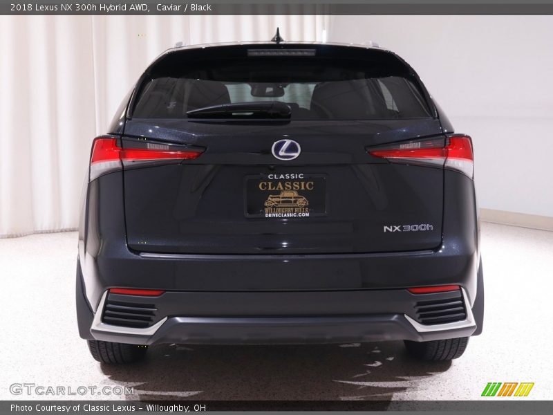Caviar / Black 2018 Lexus NX 300h Hybrid AWD