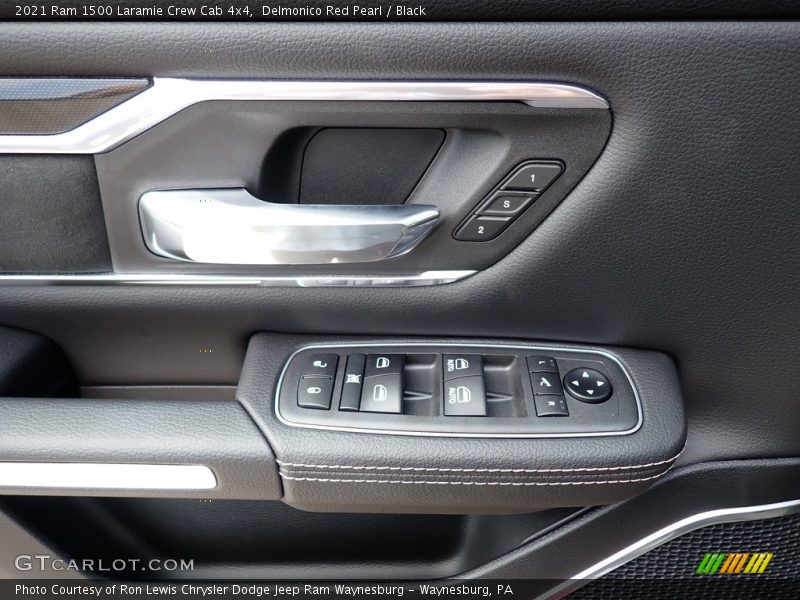 Delmonico Red Pearl / Black 2021 Ram 1500 Laramie Crew Cab 4x4