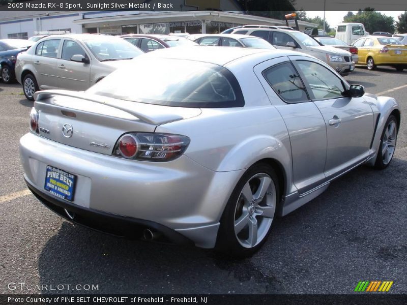Sunlight Silver Metallic / Black 2005 Mazda RX-8 Sport