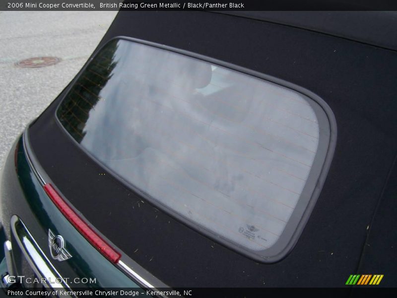 British Racing Green Metallic / Black/Panther Black 2006 Mini Cooper Convertible
