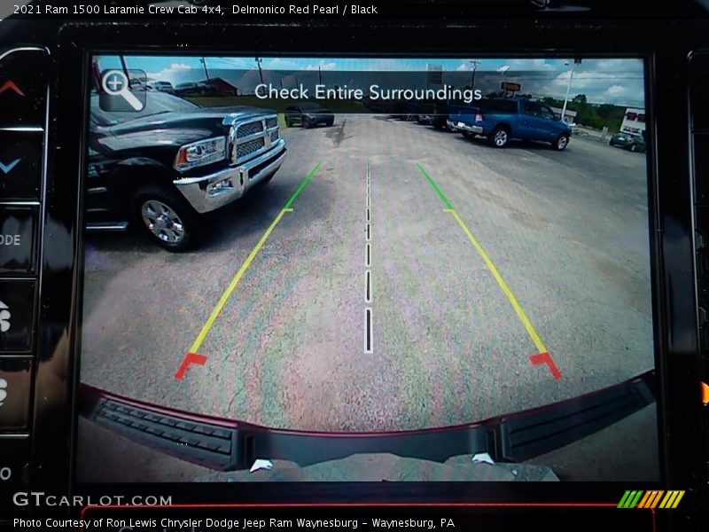Delmonico Red Pearl / Black 2021 Ram 1500 Laramie Crew Cab 4x4