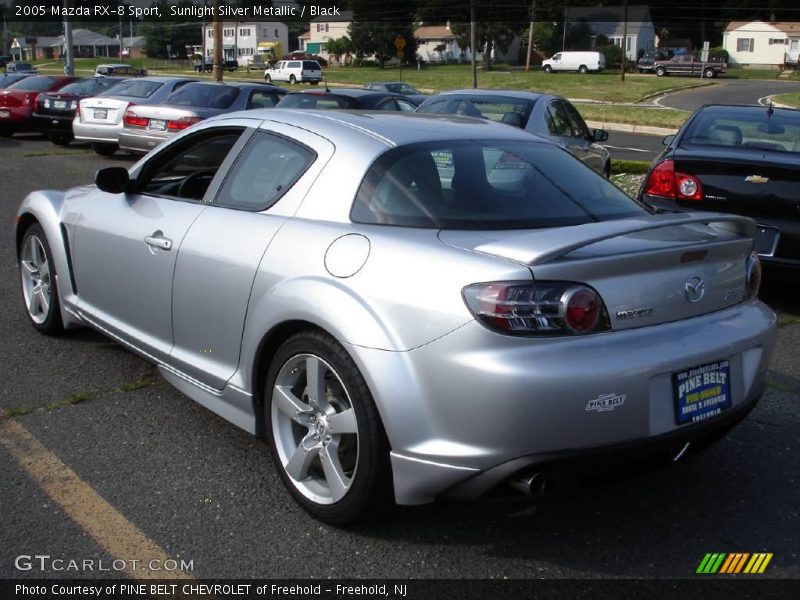 Sunlight Silver Metallic / Black 2005 Mazda RX-8 Sport