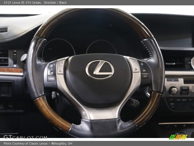 Obsidian / Black 2015 Lexus ES 350 Sedan