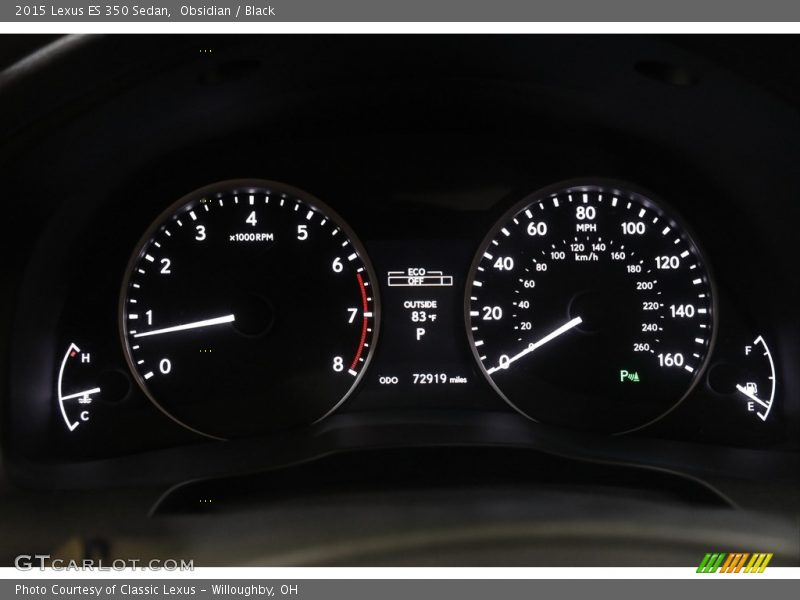 Obsidian / Black 2015 Lexus ES 350 Sedan