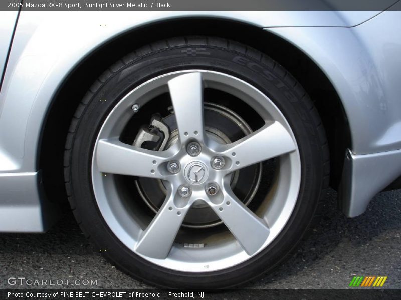 Sunlight Silver Metallic / Black 2005 Mazda RX-8 Sport