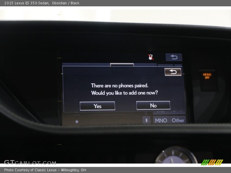 Obsidian / Black 2015 Lexus ES 350 Sedan