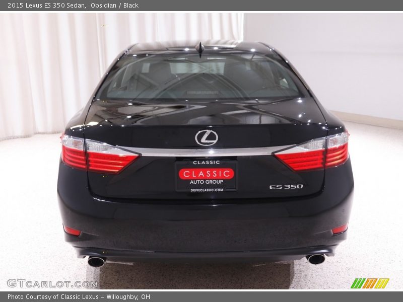 Obsidian / Black 2015 Lexus ES 350 Sedan