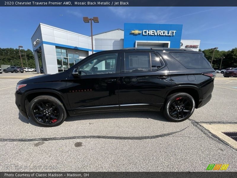 Mosaic Black Metallic / Jet Black 2020 Chevrolet Traverse Premier AWD
