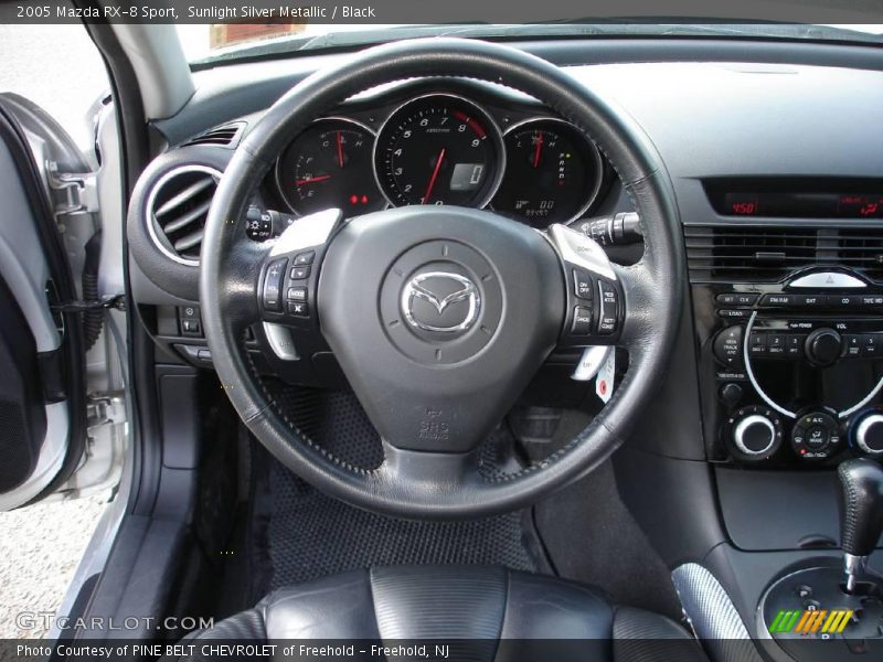 Sunlight Silver Metallic / Black 2005 Mazda RX-8 Sport