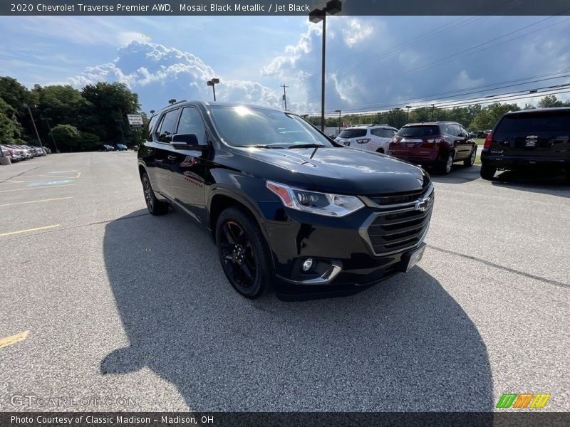 Mosaic Black Metallic / Jet Black 2020 Chevrolet Traverse Premier AWD