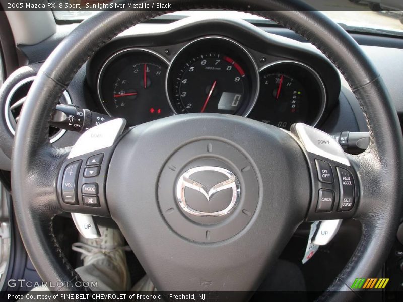 Sunlight Silver Metallic / Black 2005 Mazda RX-8 Sport