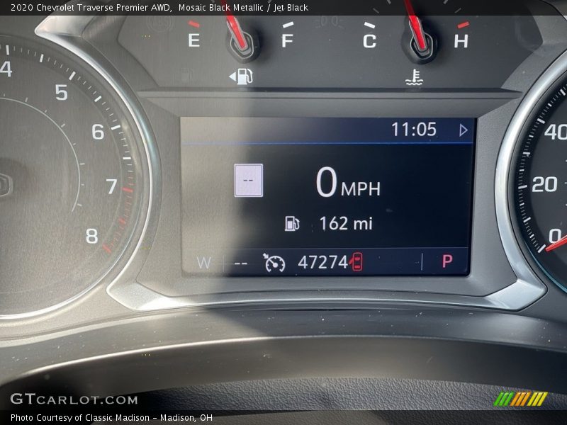 Mosaic Black Metallic / Jet Black 2020 Chevrolet Traverse Premier AWD