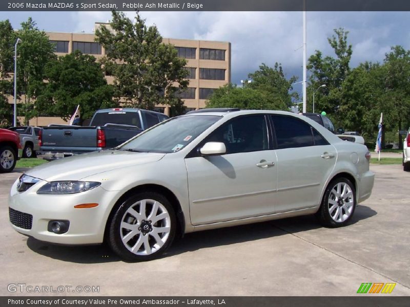 Pebble Ash Metallic / Beige 2006 Mazda MAZDA6 s Sport Sedan