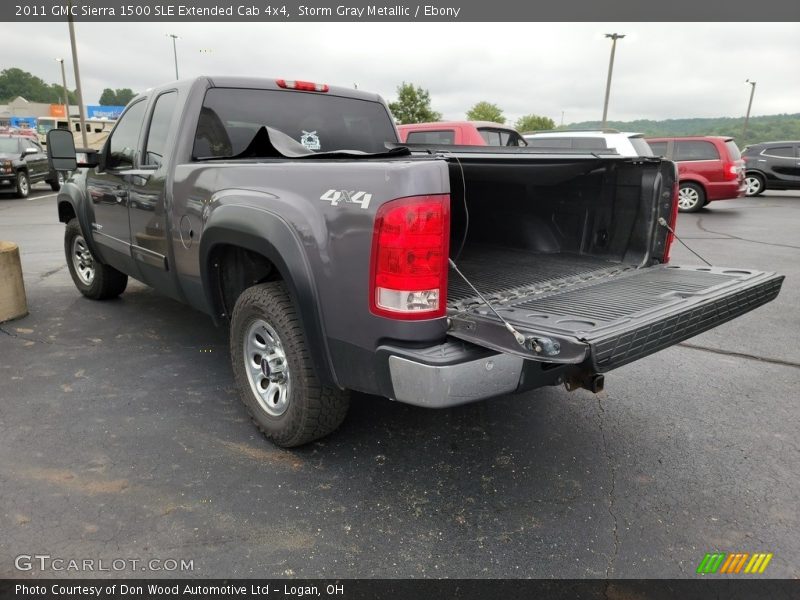  2011 Sierra 1500 SLE Extended Cab 4x4 Storm Gray Metallic