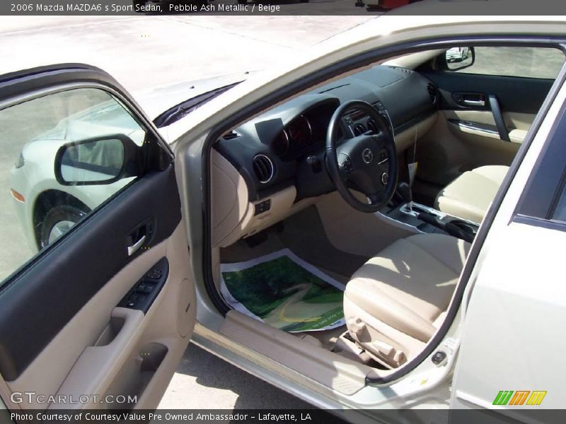 Pebble Ash Metallic / Beige 2006 Mazda MAZDA6 s Sport Sedan