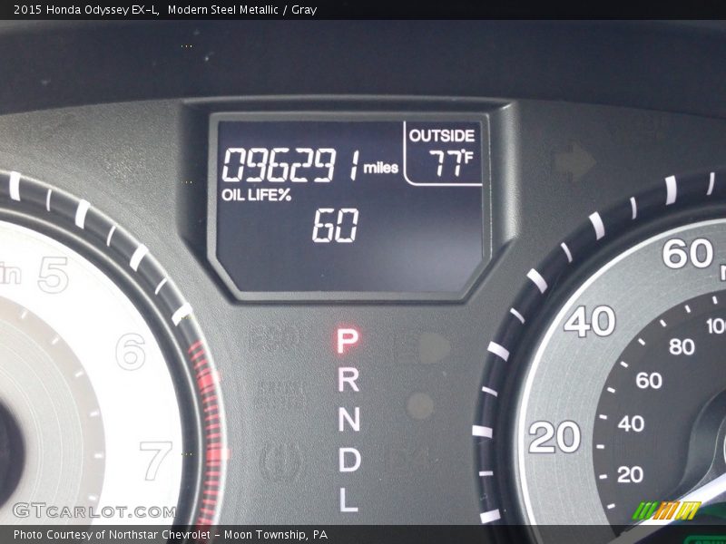 Modern Steel Metallic / Gray 2015 Honda Odyssey EX-L
