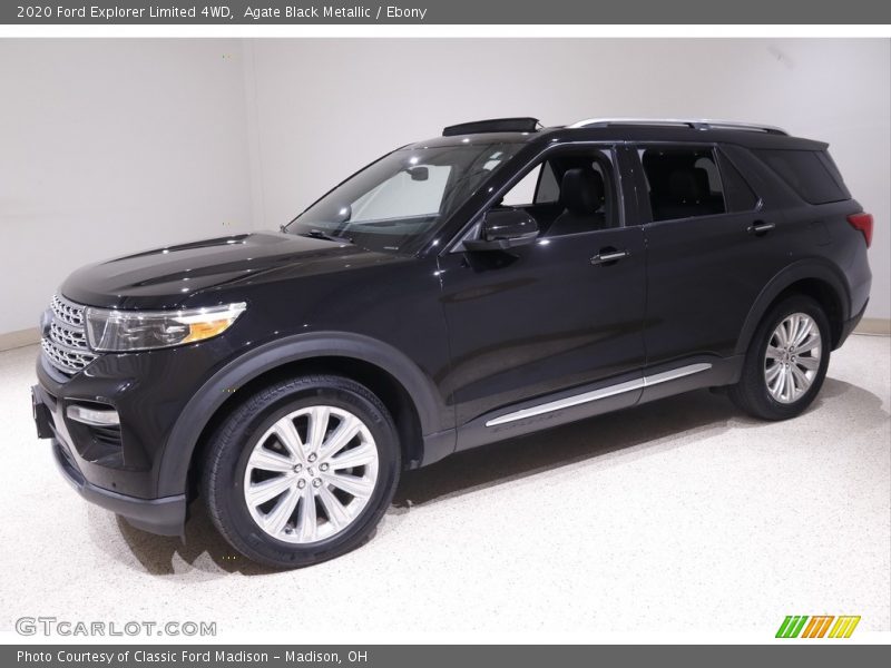 Agate Black Metallic / Ebony 2020 Ford Explorer Limited 4WD