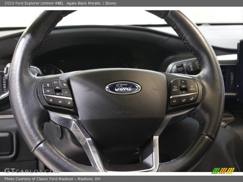 Agate Black Metallic / Ebony 2020 Ford Explorer Limited 4WD