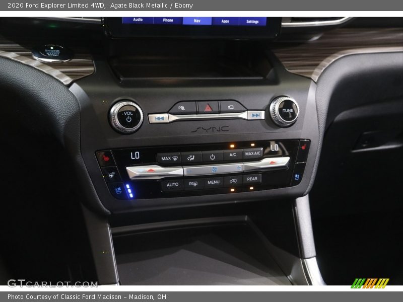 Agate Black Metallic / Ebony 2020 Ford Explorer Limited 4WD