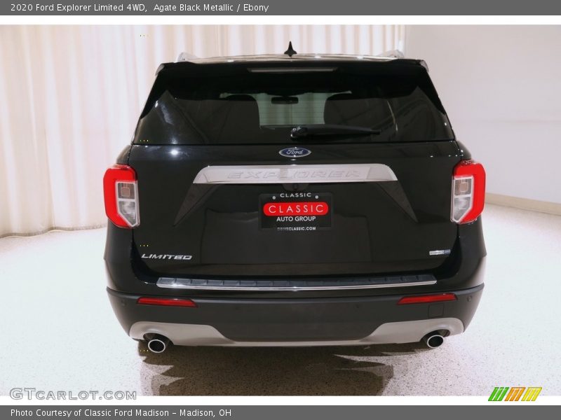 Agate Black Metallic / Ebony 2020 Ford Explorer Limited 4WD