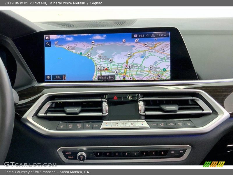 Navigation of 2019 X5 xDrive40i
