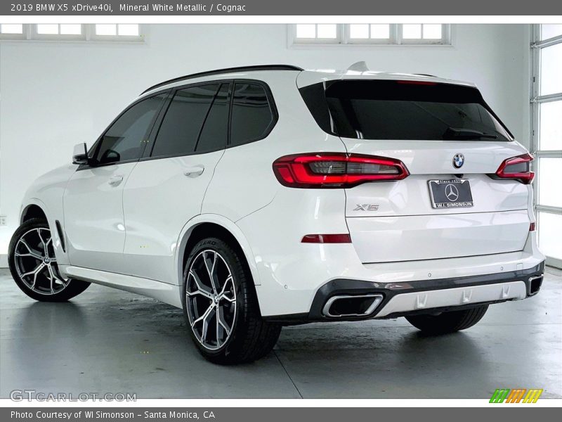  2019 X5 xDrive40i Mineral White Metallic