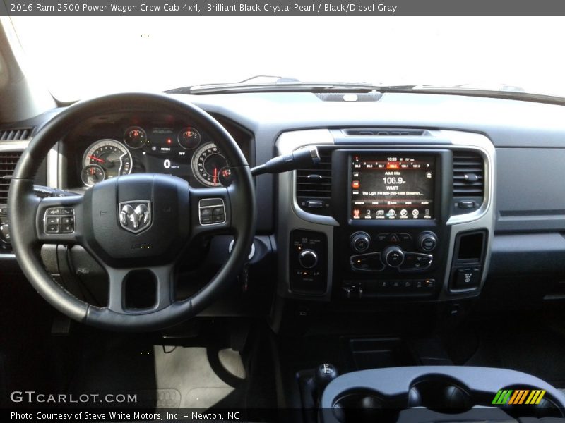 Brilliant Black Crystal Pearl / Black/Diesel Gray 2016 Ram 2500 Power Wagon Crew Cab 4x4