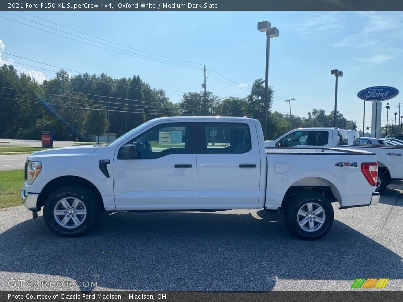 Oxford White / Medium Dark Slate 2021 Ford F150 XL SuperCrew 4x4