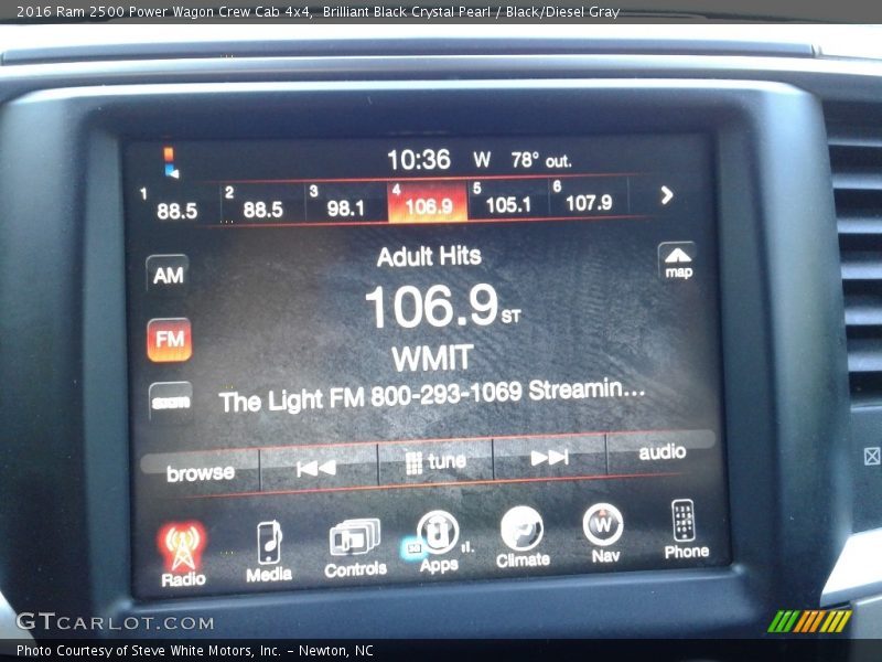 Brilliant Black Crystal Pearl / Black/Diesel Gray 2016 Ram 2500 Power Wagon Crew Cab 4x4