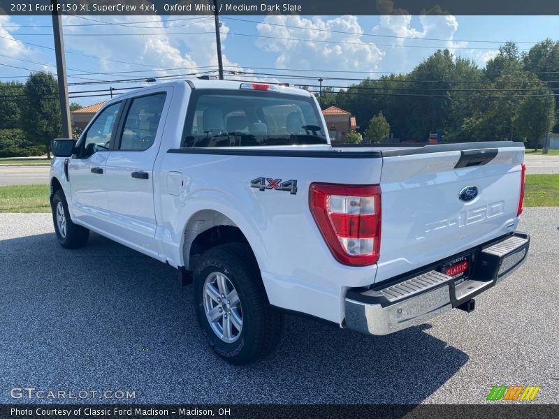Oxford White / Medium Dark Slate 2021 Ford F150 XL SuperCrew 4x4