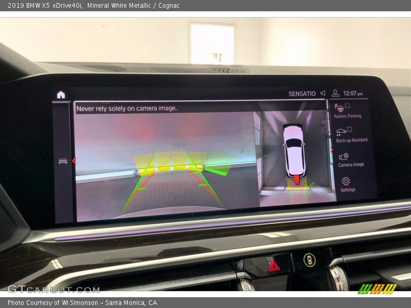 Mineral White Metallic / Cognac 2019 BMW X5 xDrive40i