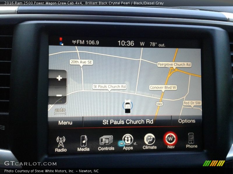 Brilliant Black Crystal Pearl / Black/Diesel Gray 2016 Ram 2500 Power Wagon Crew Cab 4x4