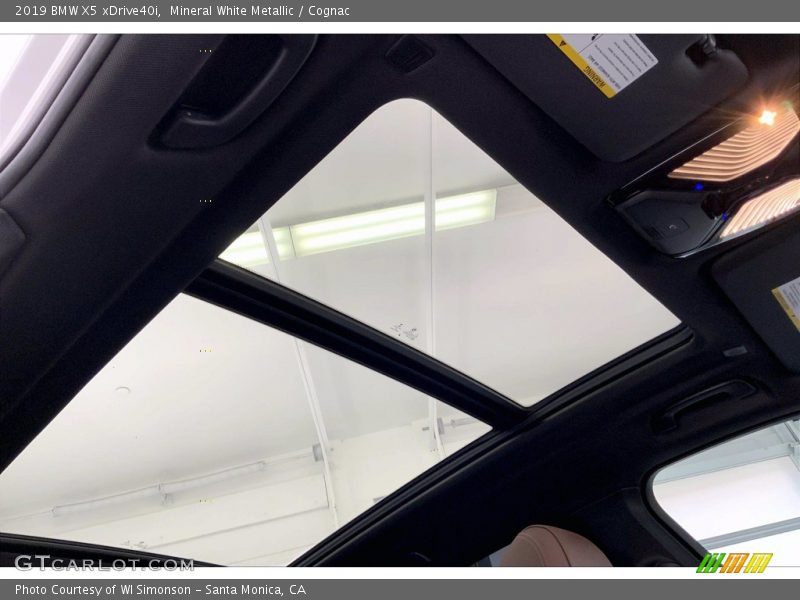 Sunroof of 2019 X5 xDrive40i