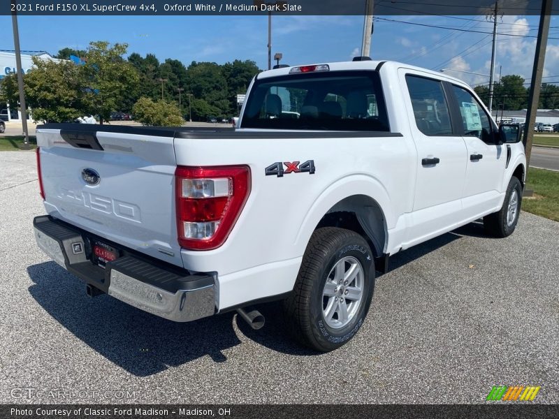Oxford White / Medium Dark Slate 2021 Ford F150 XL SuperCrew 4x4
