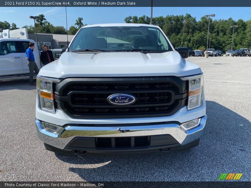 Oxford White / Medium Dark Slate 2021 Ford F150 XL SuperCrew 4x4