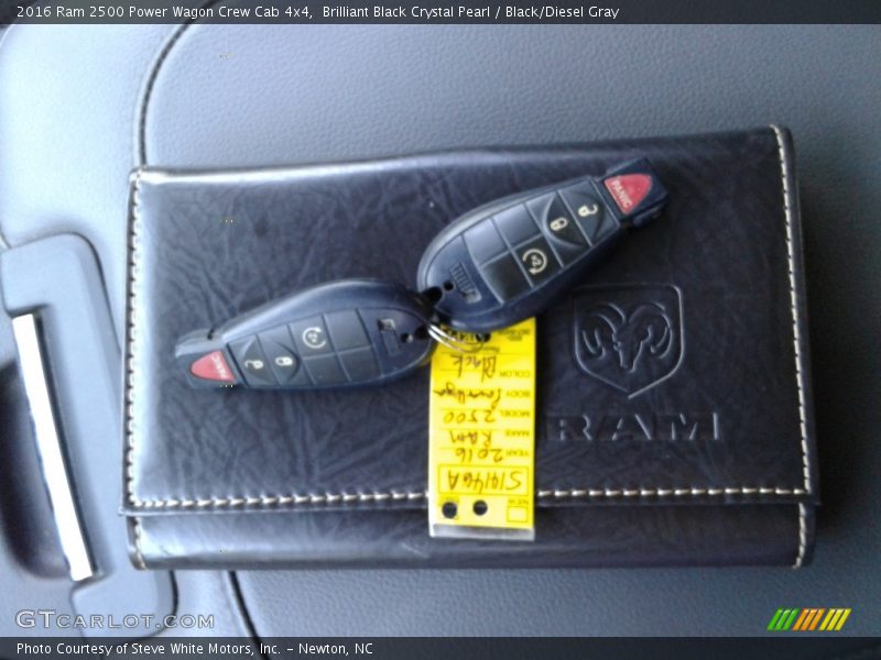 Brilliant Black Crystal Pearl / Black/Diesel Gray 2016 Ram 2500 Power Wagon Crew Cab 4x4