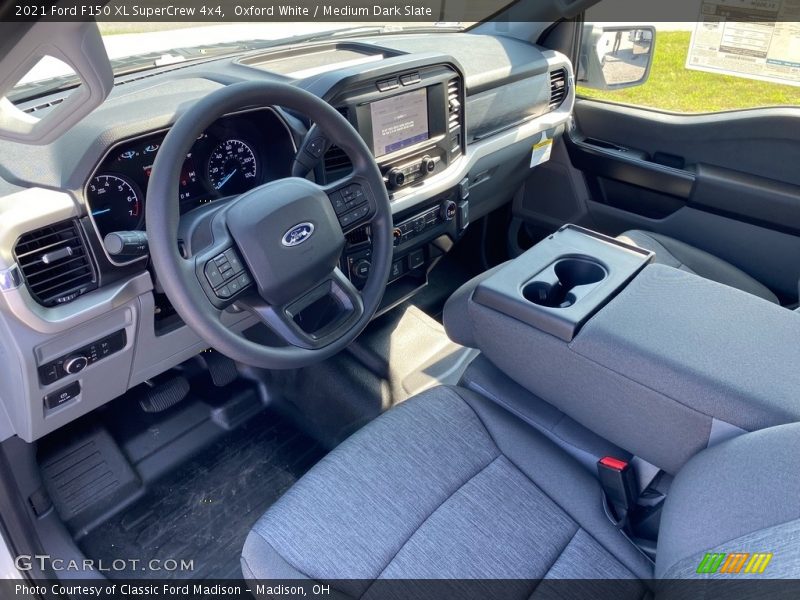  2021 F150 XL SuperCrew 4x4 Medium Dark Slate Interior