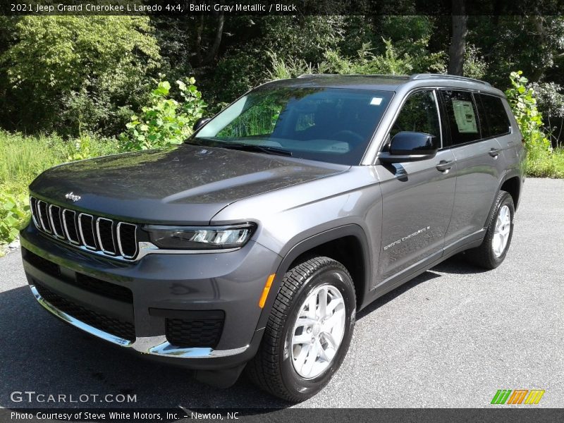 Baltic Gray Metallic / Black 2021 Jeep Grand Cherokee L Laredo 4x4