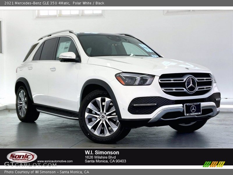 Polar White / Black 2021 Mercedes-Benz GLE 350 4Matic