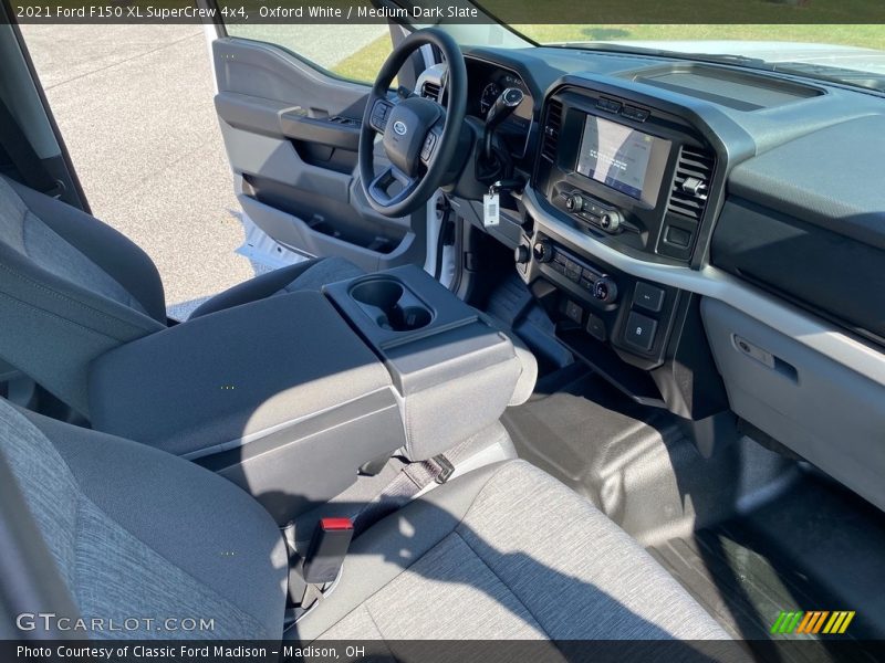Oxford White / Medium Dark Slate 2021 Ford F150 XL SuperCrew 4x4