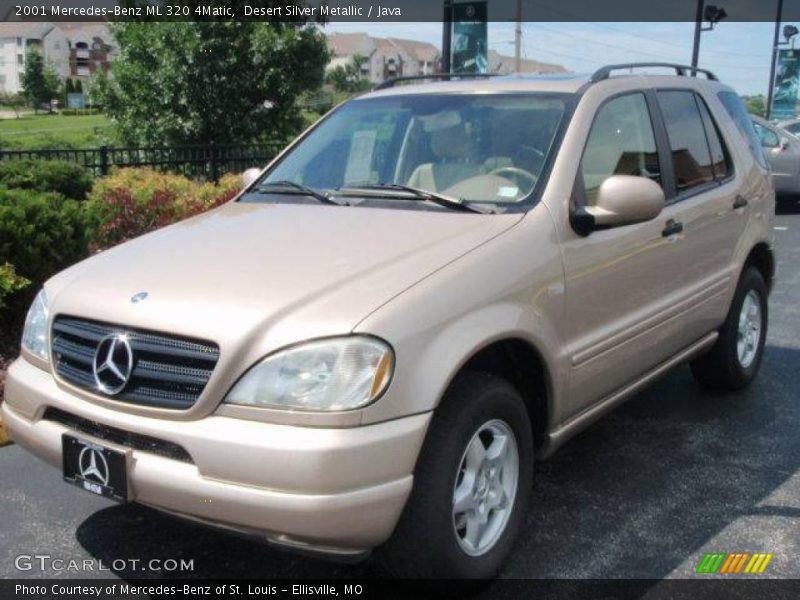 Desert Silver Metallic / Java 2001 Mercedes-Benz ML 320 4Matic