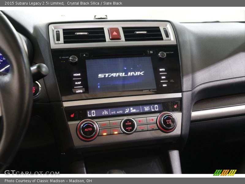 Controls of 2015 Legacy 2.5i Limited