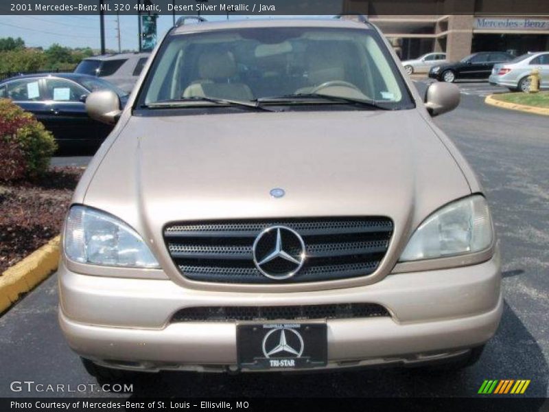 Desert Silver Metallic / Java 2001 Mercedes-Benz ML 320 4Matic
