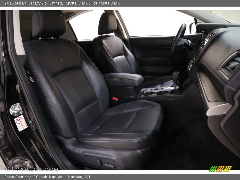 Front Seat of 2015 Legacy 2.5i Limited