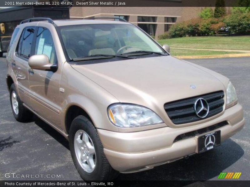 Desert Silver Metallic / Java 2001 Mercedes-Benz ML 320 4Matic