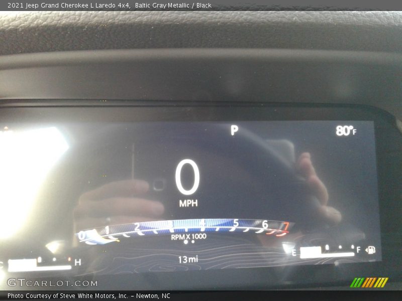 Baltic Gray Metallic / Black 2021 Jeep Grand Cherokee L Laredo 4x4